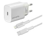 4smarts Ładowarka sieciowa VoltPlug 20W PD USB-C biały - 1486743 - zdjęcie 1